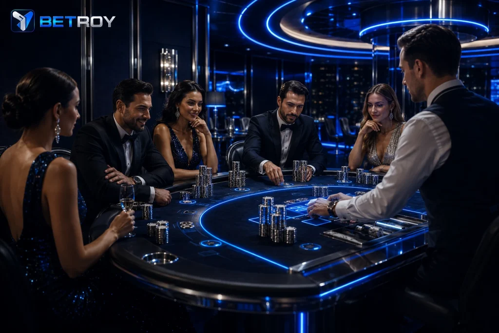 Betroy Canlı Casino: Masa Türleri ve 1 Kat Çevrim Şartı